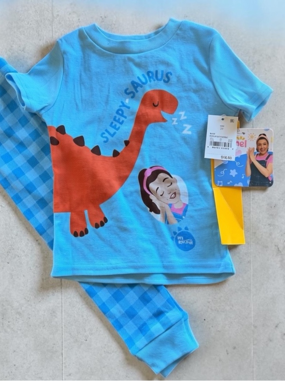 Ms Rachel Sleepy-saurus Pajama Set 2T NWT Blue Dino PJs Toddler